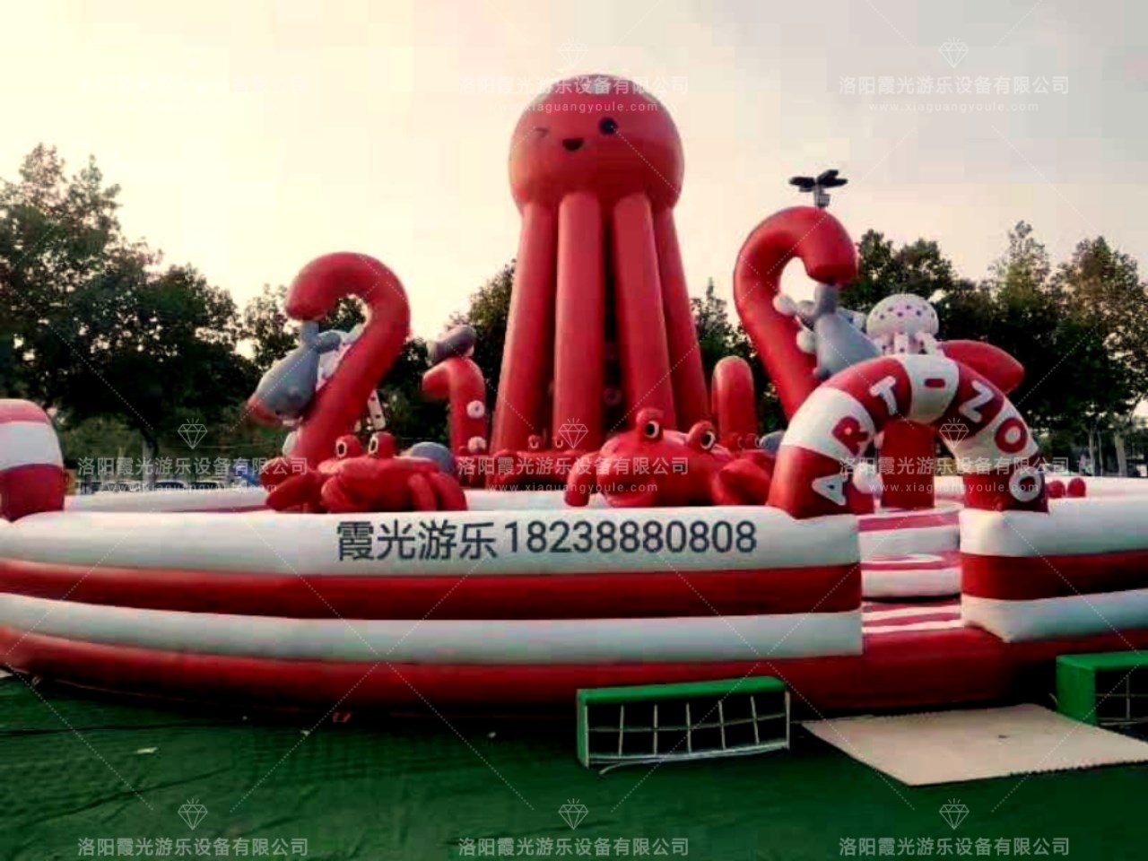 芜湖章鱼充气城堡